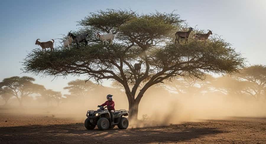 Agadir: Quad Bike Safari Desert With Moroccan Tea - Two hours across rough desert tracks