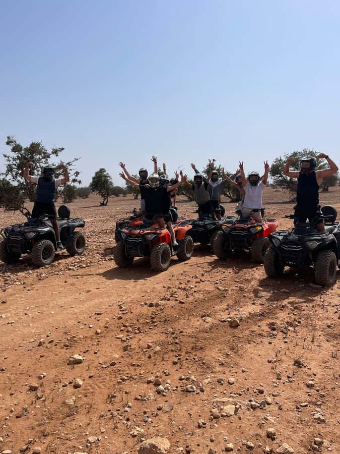 Agadir: Quad Bike Safari Desert With Moroccan Tea - The goats climbing argan trees