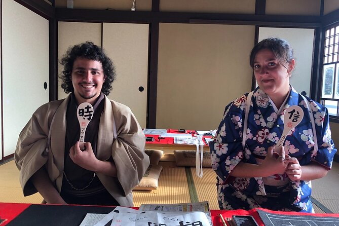 An Amazing set of Cultural experience: Kimono, Tea Ceremony and Calligraphy - Choosing and wearing a traditional kimono