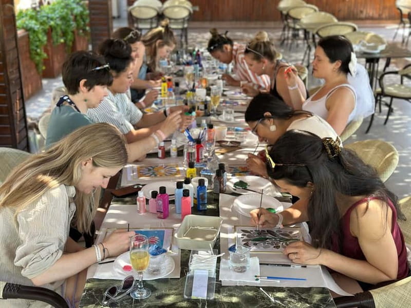Antalya: Frame Glass Painting Workshop with Turkish Tea - Key points at a glance