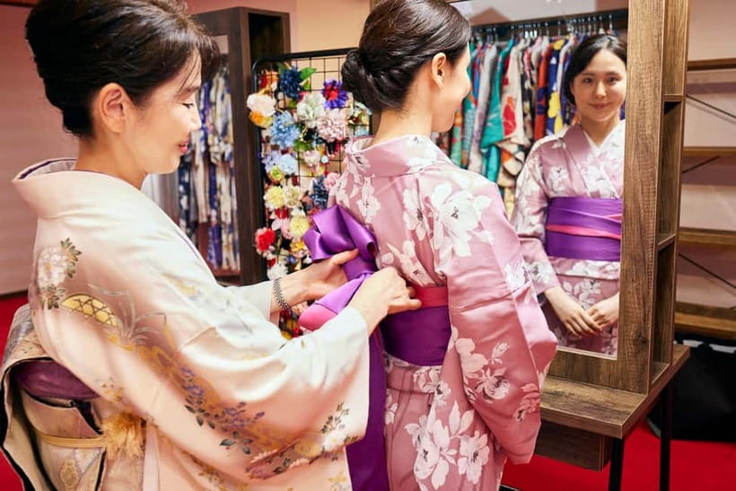 Asakusa: Kimono Tea Ceremony with Matcha and Sweet - Photo time, garden settings, and wearing the kimono afterward
