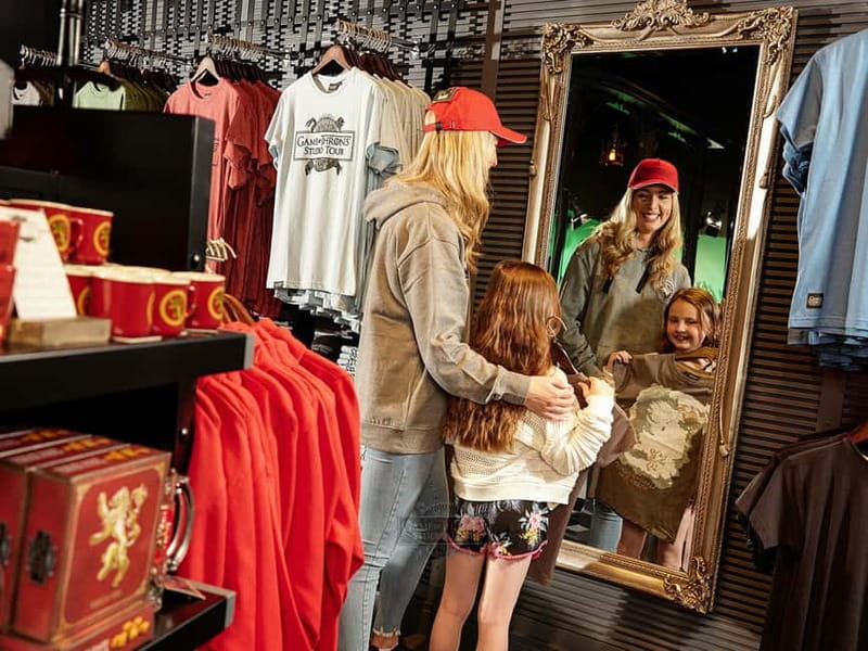 Banbridge: Game of Thrones Studio Entry & Tea with Transfers - The gift shop is part of the experience