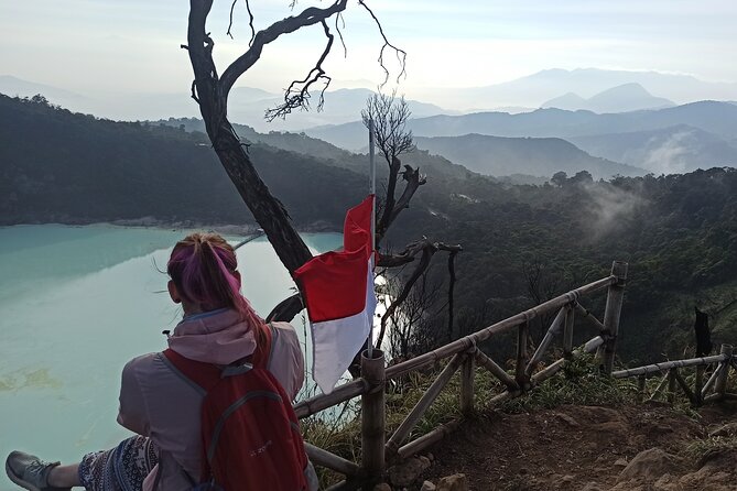 Bandung Tour Volcano, Hotsprings, Mud, Tea, Lunch all Included - White Crater and the sulfur lake