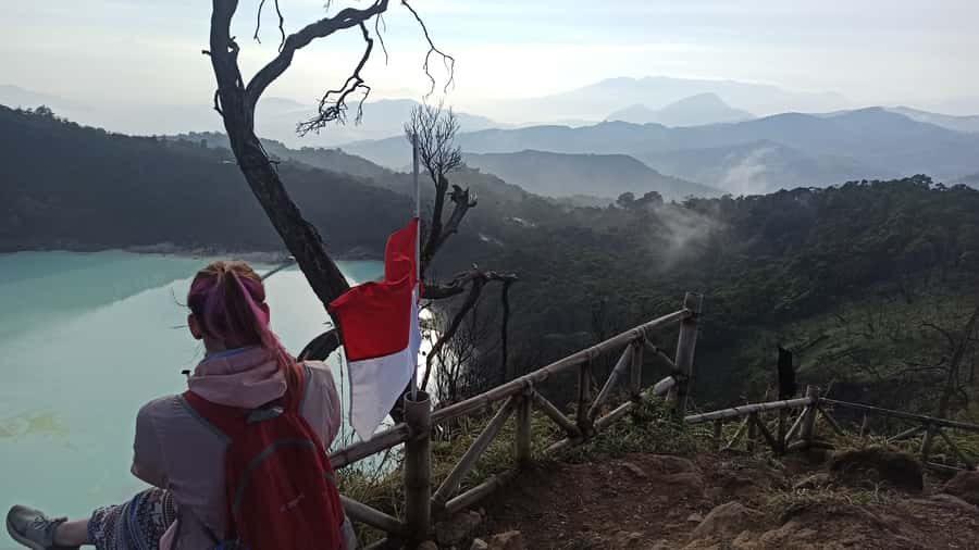 Bandung: White Crater Hotspring Tea Plans And Lunch Included - Kawah Rengganis and the warm-water finale