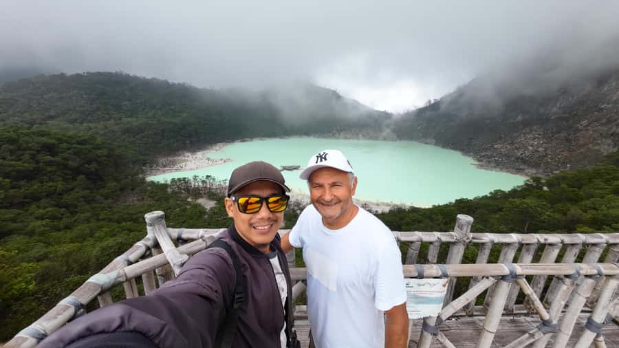 Bandung : White Crater, Tea Plantation Tour Guide Bandung - Rancabali tea fields bring a calm beginning