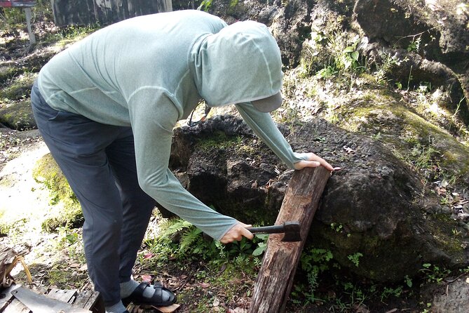 Big Island Jungle Tour with Guava Green Tea - Outdoor art beyond the tikis