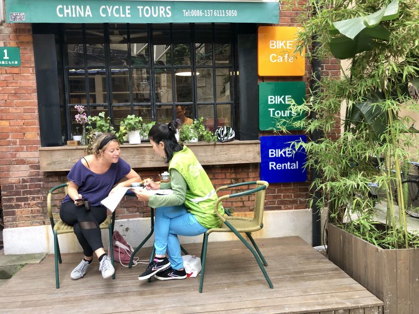 Biking Real Shanghai& Tea Tasting Experience - Old Town back alleys and everyday Shanghai