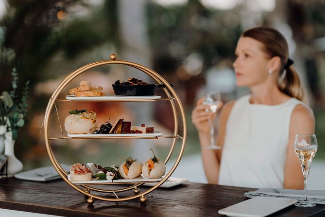 Boab and Myrtle Chandon High Tea in Broome - A Kimberley menu, not a standard high tea