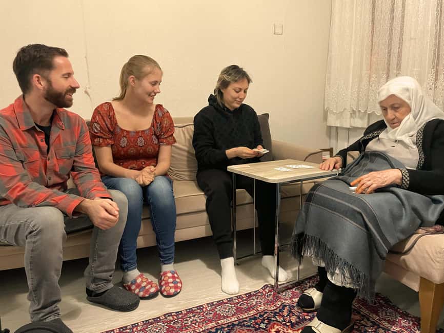 Card Game and Afternoon Turkish Tea with Local Grandma - What the $18 price really buys you