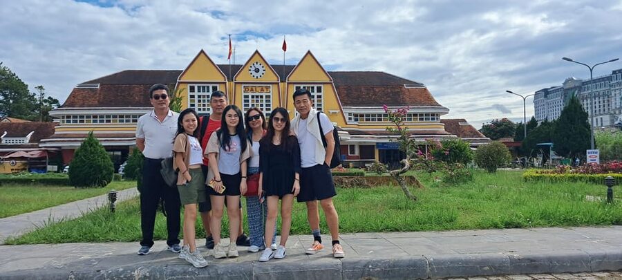 Dalat Winery and Tea tour - The old train tunnel stop