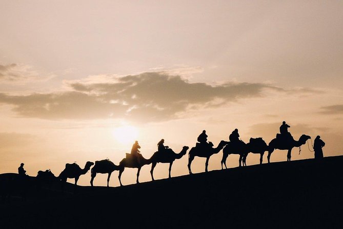 Desert Sunset Camel Ride With Free Tea in The Desert Camp - Leaving Marrakech for the Agafay Desert