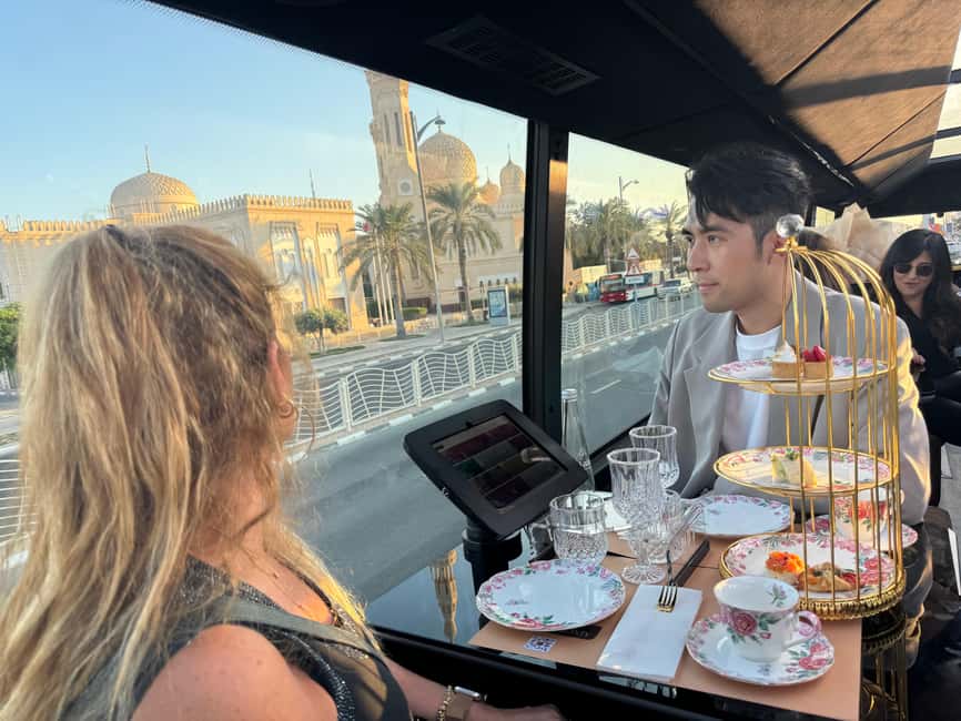 Dubai: Bustronomy Panoramic Afternoon Tea City Tour - Starting Near V Hotel and Settling In