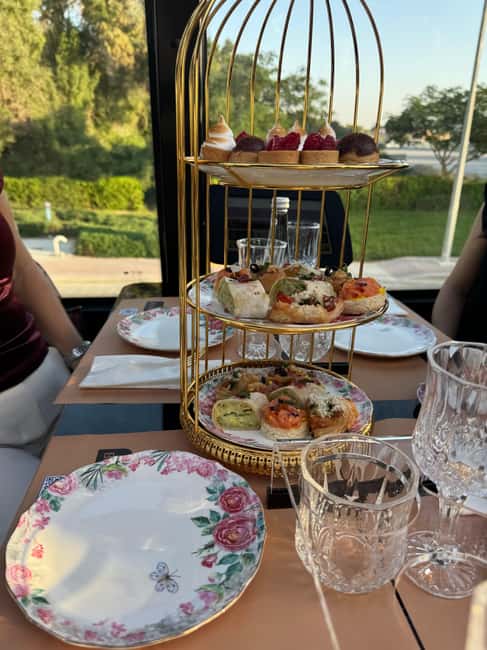 Dubai: Bustronomy Panoramic Afternoon Tea City Tour - The Sweet Course and the French Toast Surprise