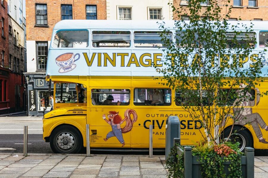 Dublin: Afternoon Tea Vintage Bus Tour - Dietary Requests Need Planning