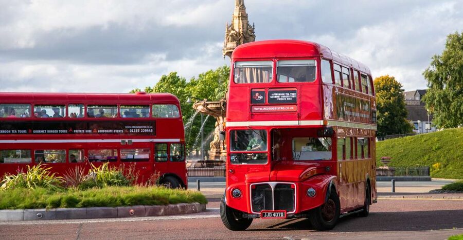 Edinburgh: Vintage Bus Tour with Afternoon Tea or Gin - Key details before you book