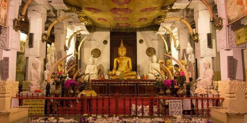 From Colombo: Kandy & Pinnawala & Tea Factory Full Day Trip - Entering the Temple of the Sacred Tooth Relic