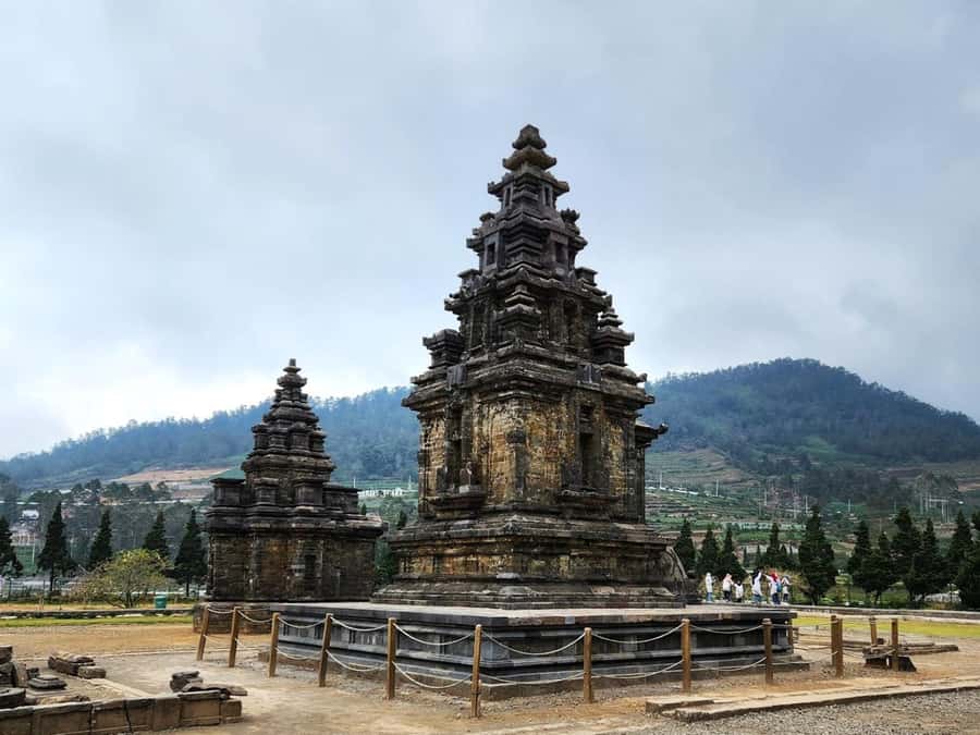 From Yogyakarta: Dieng Tour, Golden Sunrise & Tea Plantation - Local breakfast, with food costs paid separately