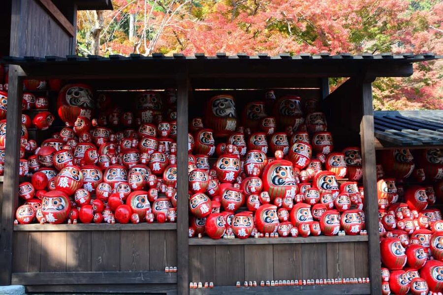 FromOsaka:KatsuojiTemple,Kiyomizudera,Arashiyama,Matcha - Arashiyama: Bamboo, Temple, and Bridge