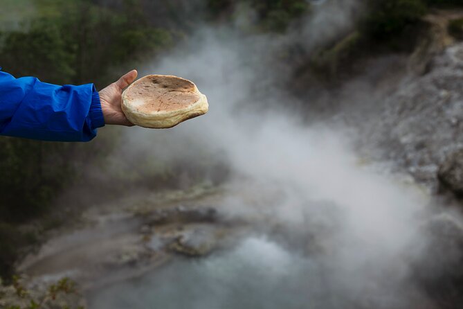 Furnas Volcano, Lake, Geysers, Tea Plantation and Terra Nostra - Caldeira das Furnas puts volcanic cooking on display