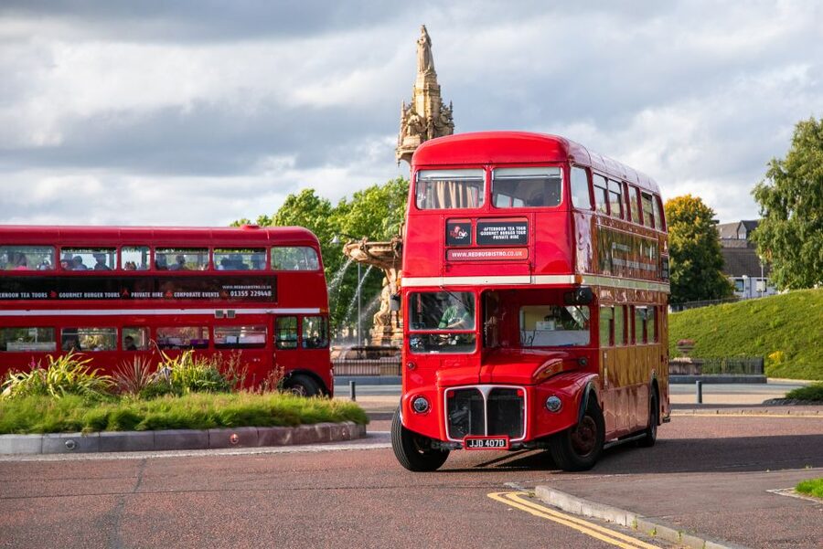 Glasgow: Vintage Bus Tour with Afternoon Tea or Gin - Key points to know before booking