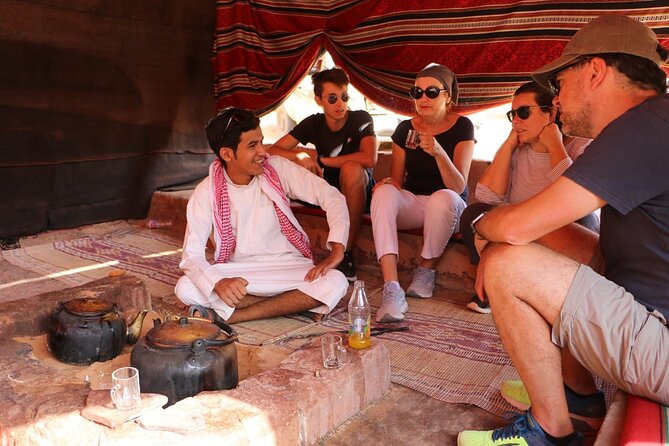 Half day Jeep Tour in Wadi Rum incl. water and Bedouin tea - Abu Khashaba Canyon gives the tour its longest walk