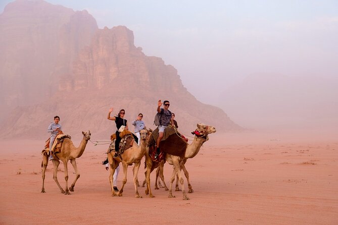 Half day Jeep Tour in Wadi Rum incl. water and Bedouin tea - Red Sand Dune and Bedouin tea
