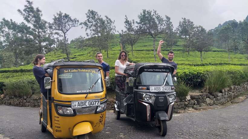 Haputale:Glorious Tuk Tuk Ride to Lipton'sSeat & Tea Factory - Taking a plantation picnic