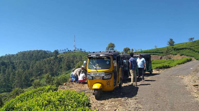 Haputale:Glorious Tuk Tuk Ride to Lipton'sSeat & Tea Factory - Reaching Lipton’s Seat