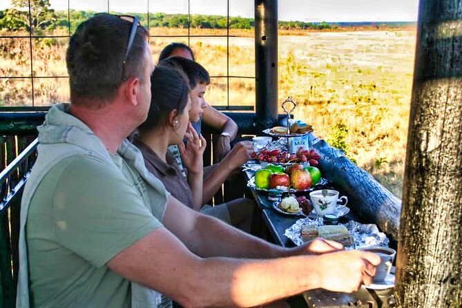 High Tea in the Savannah, Catering by Victoria Falls Hotel - The 3 p.m. departure and early park entry