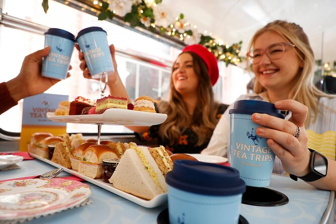 Irish Afternoon Tea on 1960s Vintage Bus in Dublin - Wood Quay, O’Connell Street, and Georgian Dublin