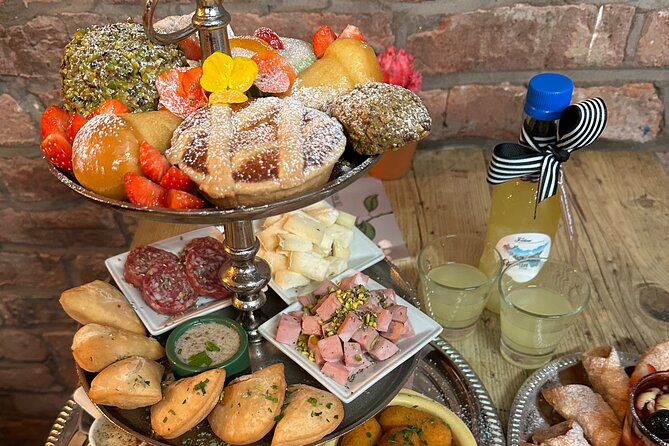 Italian Afternoon Tea Experience in Manchester - What arrives on the three-tier stand