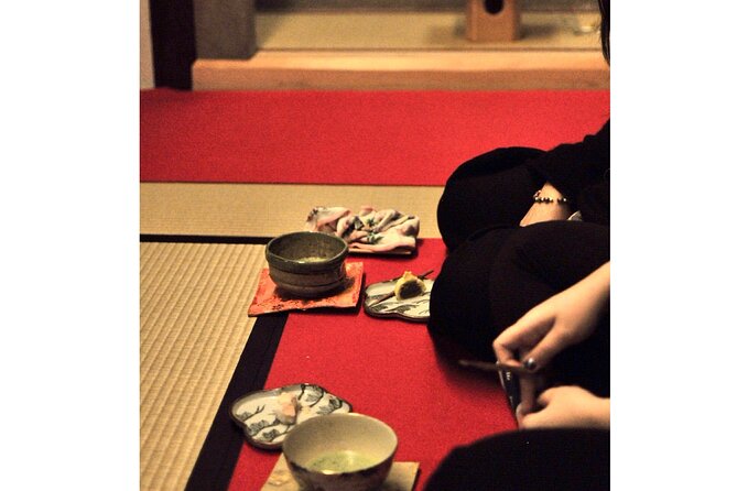 Japan's Customs of Ikebana Art, Tea Ceremony & Kimono Welcome - Preparing matcha and enjoying Japanese sweets