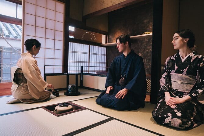 Kimono Tea Ceremony Experience at Kyoto Oritzuruya, Nishiki - Making Matcha With a Bamboo Whisk