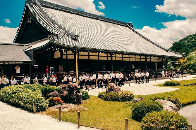 Kyoto: Arashiyama Bamboo Forest, Monkeys, Matcha & Temple Tour - Togetsukyo Bridge and the river view