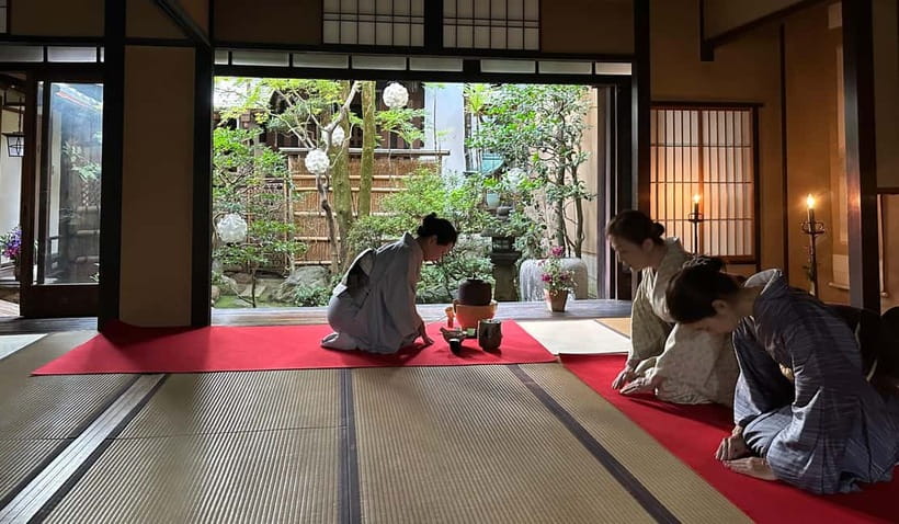 Kyoto: Kimono and Tea Ceremony Experience at Cultural Asset - Entering Tondaya, a 140-Year-Old Kyoto Machiya