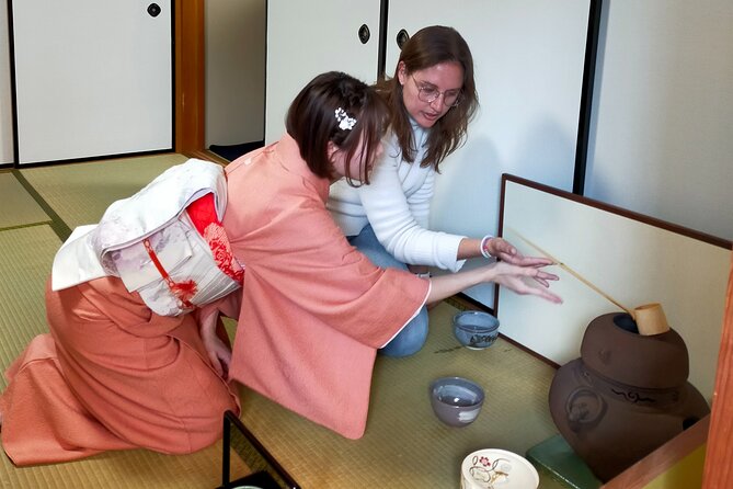 Kyoto near Fushimiinari Wagashi making&Small Group Tea Ceremony - Making wagashi in the kitchen