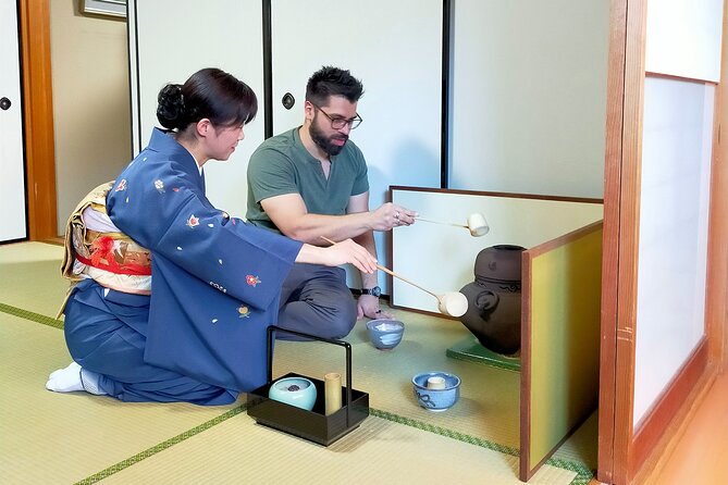 Kyoto near Fushimiinari Wagashi making&Small Group Tea Ceremony - Watching matcha being prepared