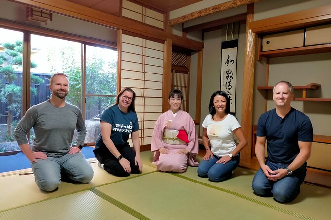 Kyoto near Fushimiinari Wagashi making&Small Group Tea Ceremony - Walking through the garden to tea