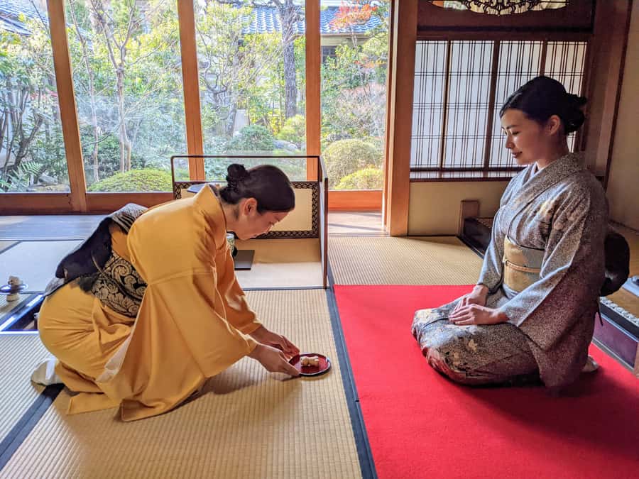 Kyoto: Private Tea Ceremony with a Garden View - The front garden and the first taste of matcha culture