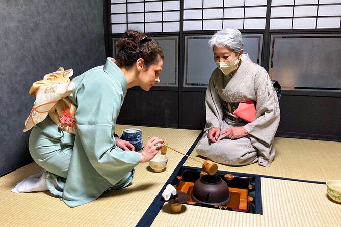 KYOTO Tea Ceremony with kimono near by Imamiya Jinjya Shrine - Why the Location Adds Value
