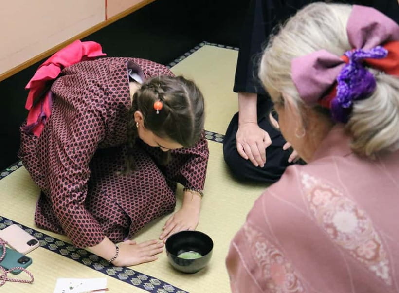 Learn Zen in a class of making Matcha tea near Osaka Castle - Preparing matcha gives you an active role