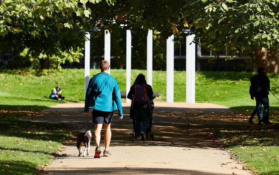London Afternoon Tea, Fast-Track Kensington Palace Tickets - Walking through Kensington Palace Gardens