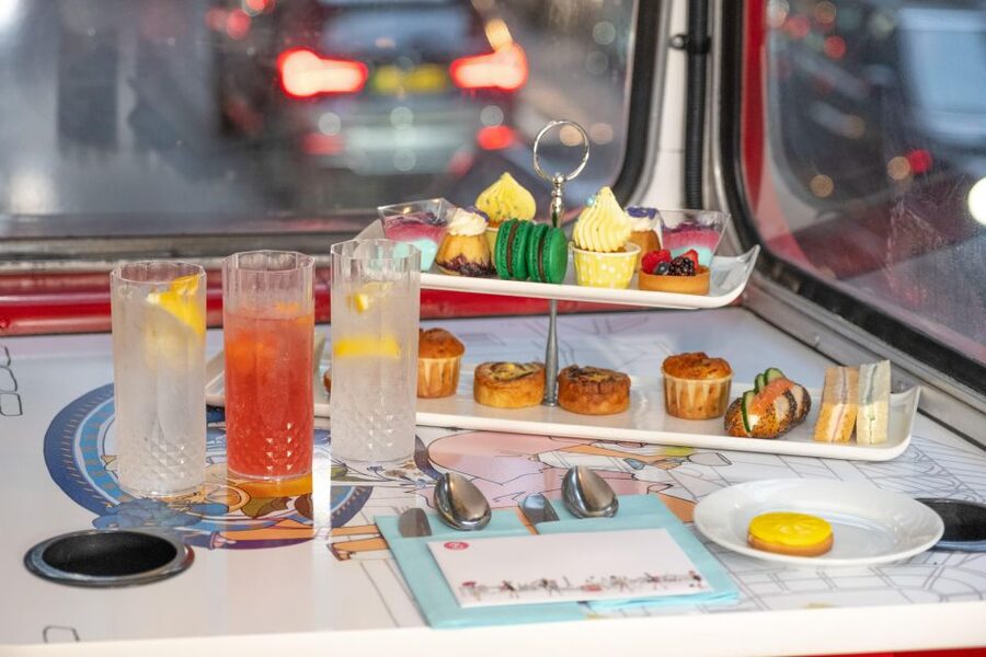 London: Gin and Afternoon Tea Bus Tour with Audio Guide - Brigit’s Bakery brings the afternoon tea