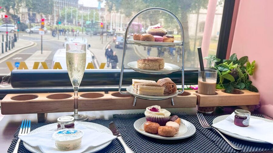 London: Taylor Swift-Inspired Afternoon Tea Bus Tour - The First Part of the Ride: Tea, Views, and Taylor’s Early Songs