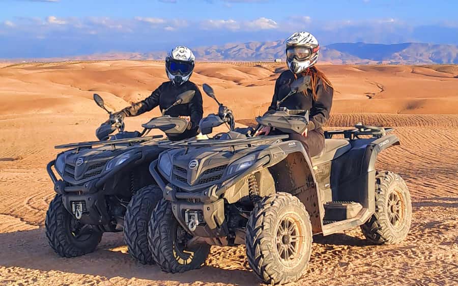 Marrakech: Agafay Desert Quad Bike Tour with Moroccan Tea - Key points before you book