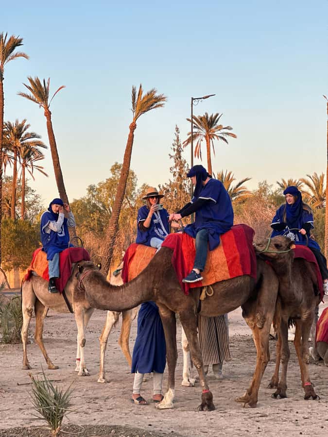 Marrakech:quad excursion at Jbilet desert with Moroccan tea - Getting started on the quad bikes