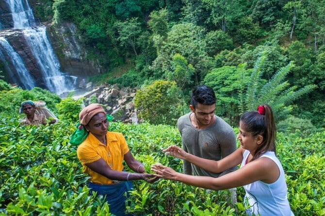 Nuwara Eliya Highlights: Waterfall, Tea & Picturesque Train Ride - Ramboda Waterfall and Its Three Cascades