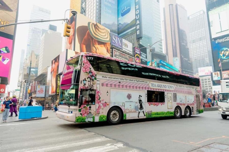 NYC: Tea Around Town Bus Tour with Live Entertainment - What Tea Around Town actually feels like