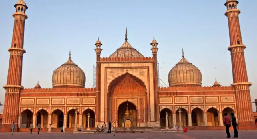 Old Delhi: Chandni Chowk Tour with Tuk Tuk Tea and snacks - Jama Masjid and the first major view
