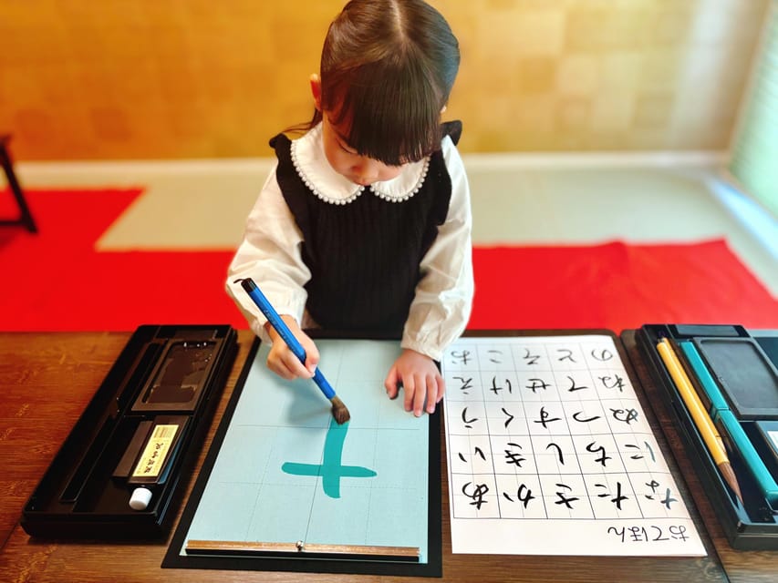 Osaka: Private Tea Ceremony and Calligraphy Experience - Turning your name into Japanese calligraphy